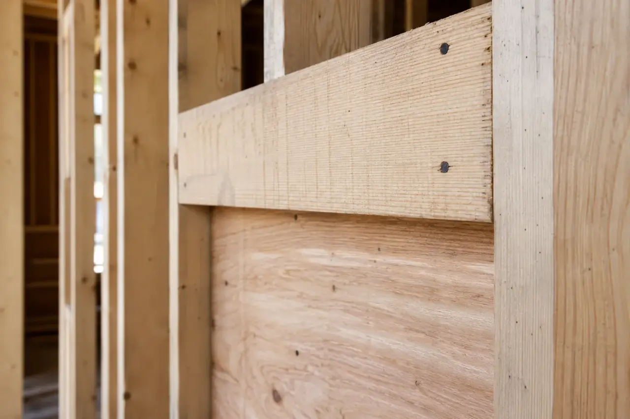 Completed Triplex Framing, framed on site by Timberr Framing