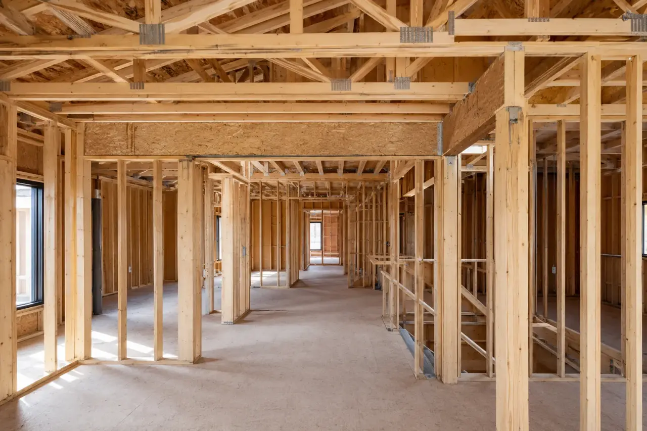 Duplex Framing being framed on site by Timberr Framing