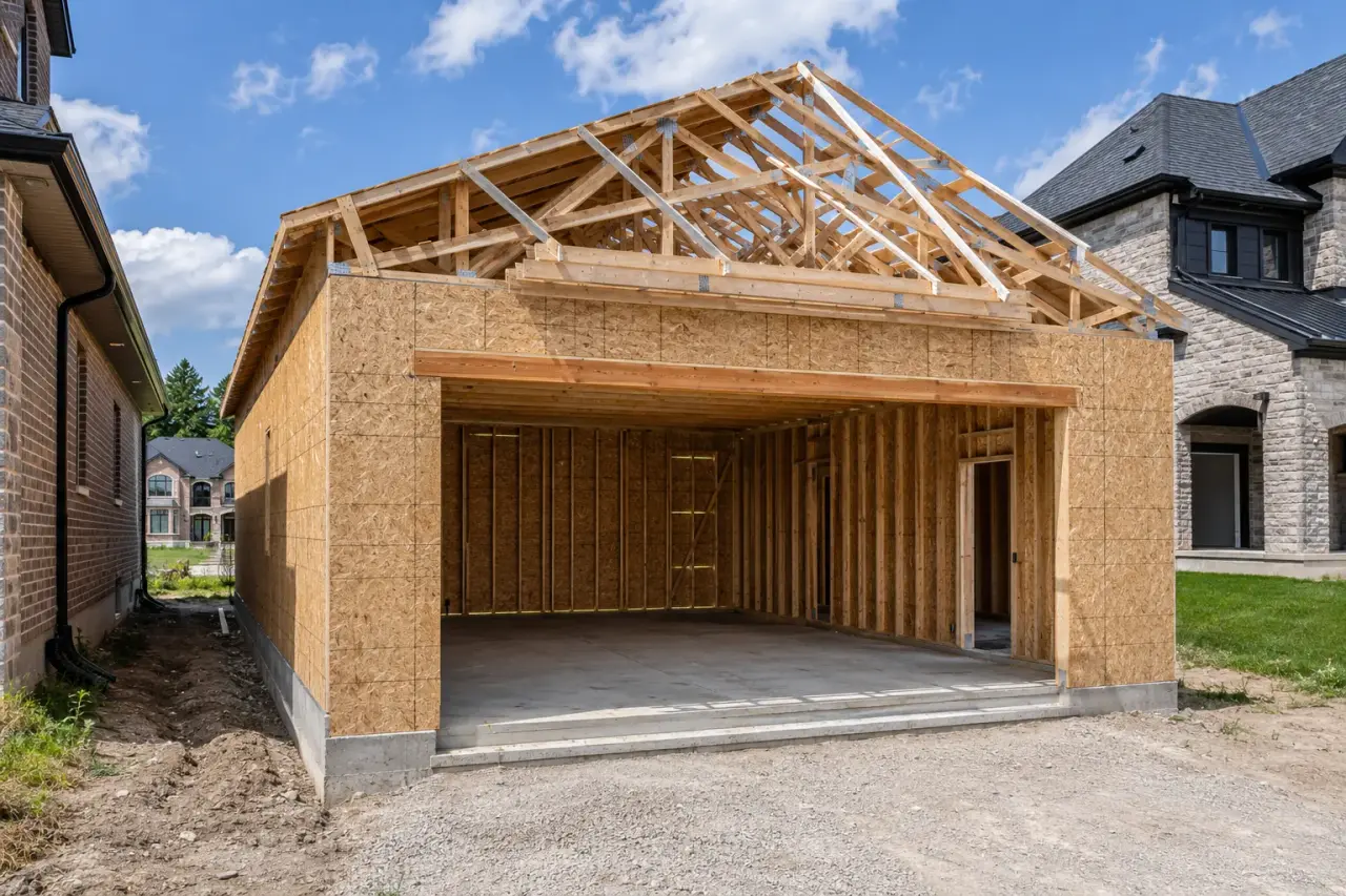Garage Framing by Timberr Framing