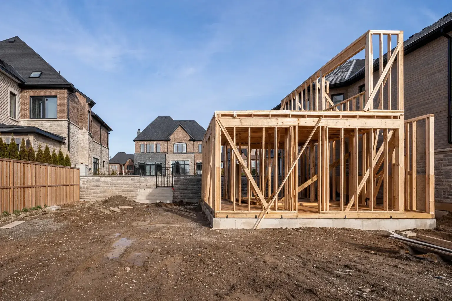 Garden Suite Framing, framed on site by Timberr Framing