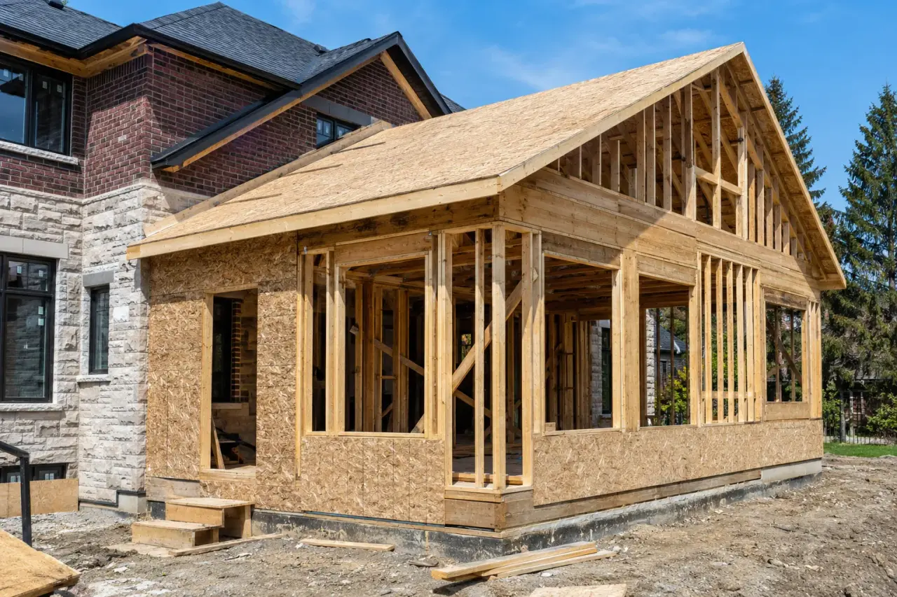 Home Addition Framing by Timberr Framing