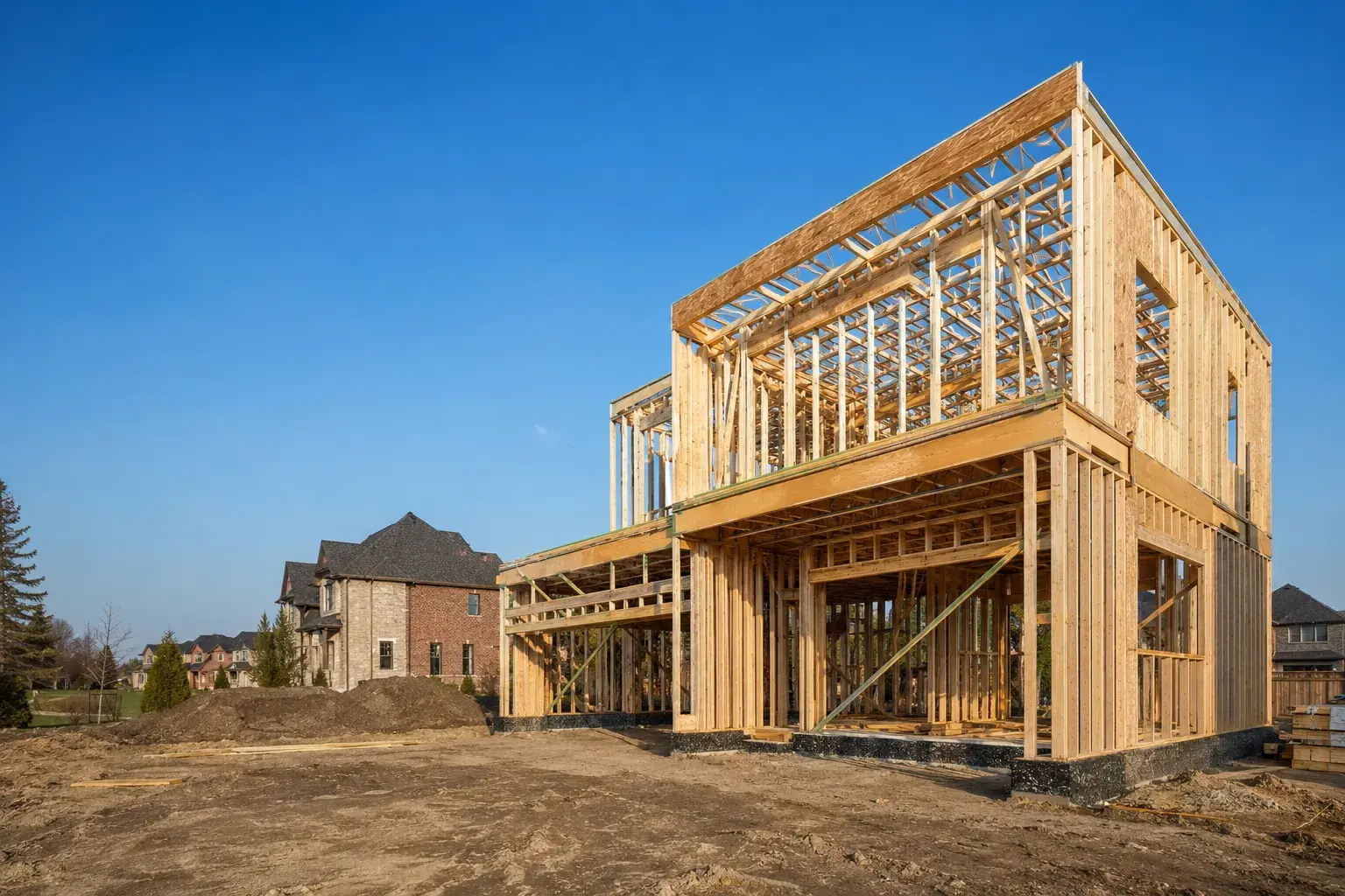 custom framing, framed on site by Timberr Framing