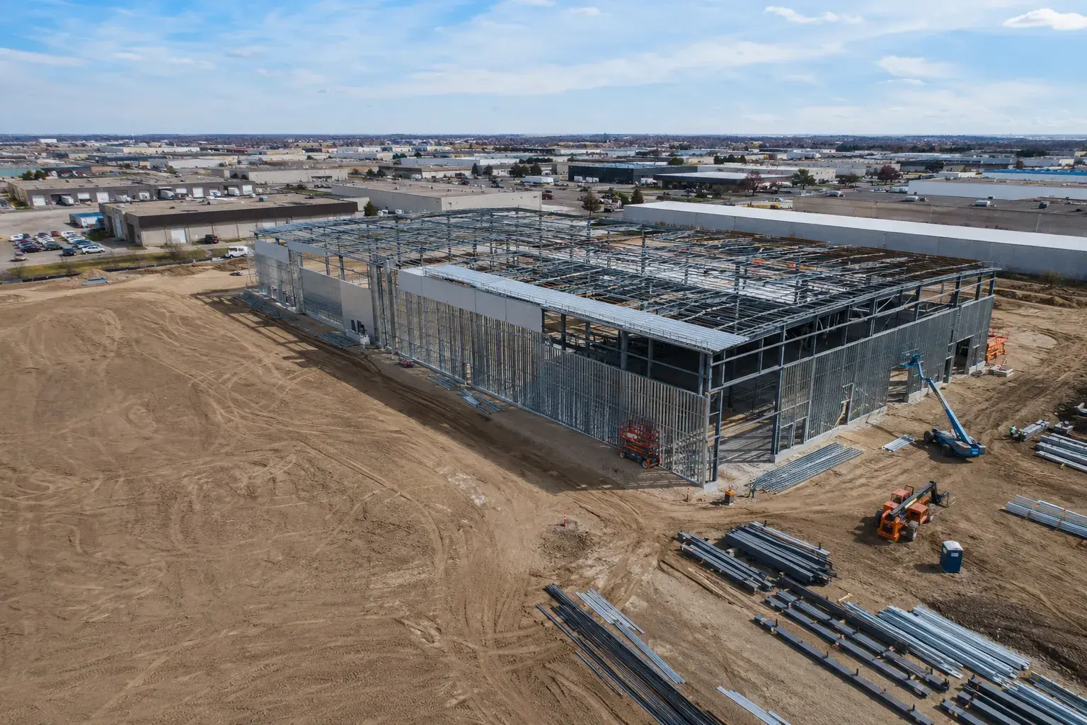 Industrial Framing, framed on site by Timberr Framing