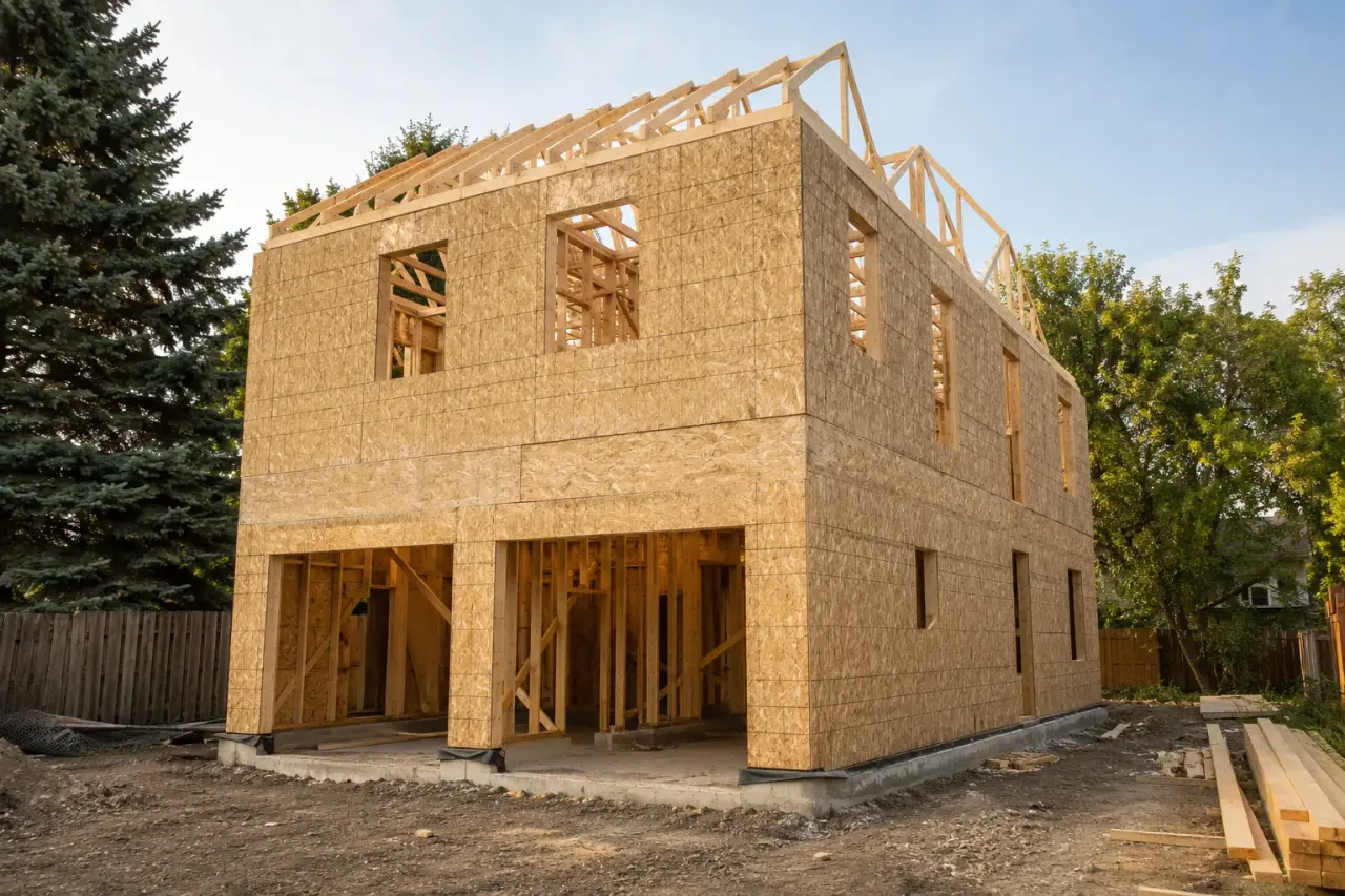 Laneway and Coach House Framing by Timberr Framing