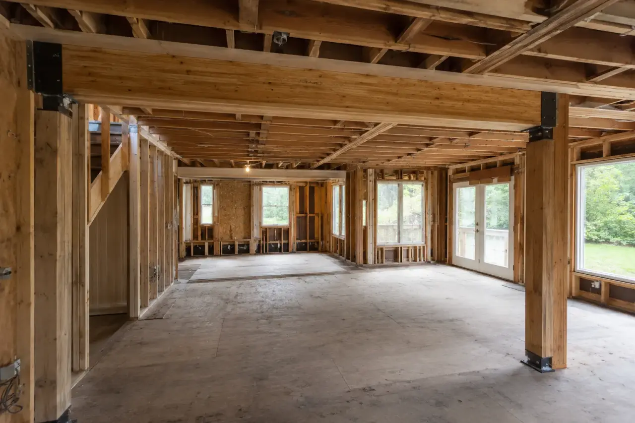 Load-Bearing Wall Removal by Timberr Framing