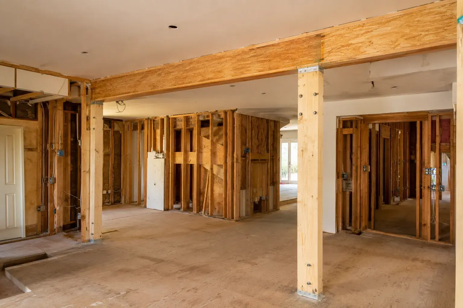 Renovation Framing, framed on site by Timberr Framing