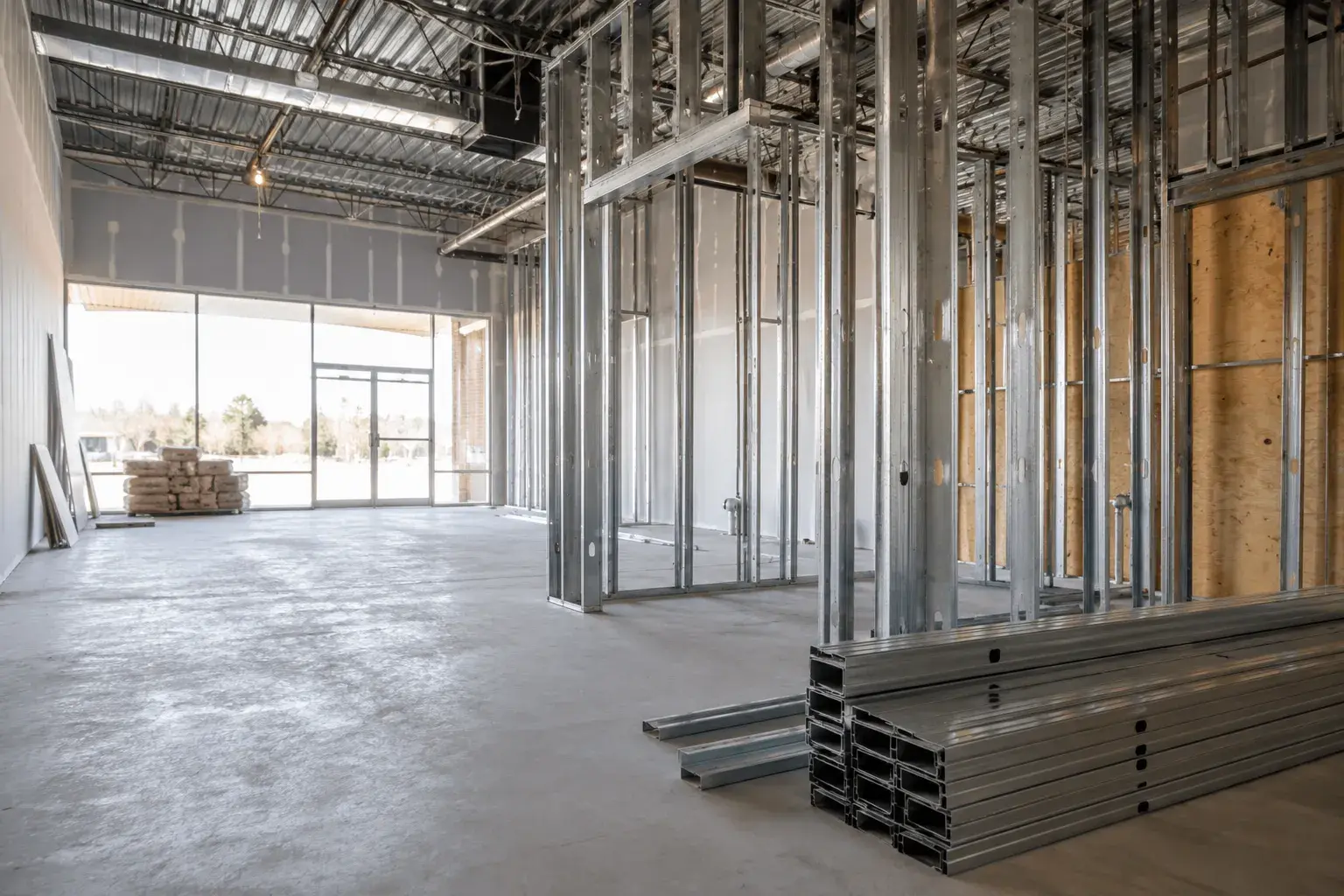 Retail Framing, framed on site by Timberr Framing