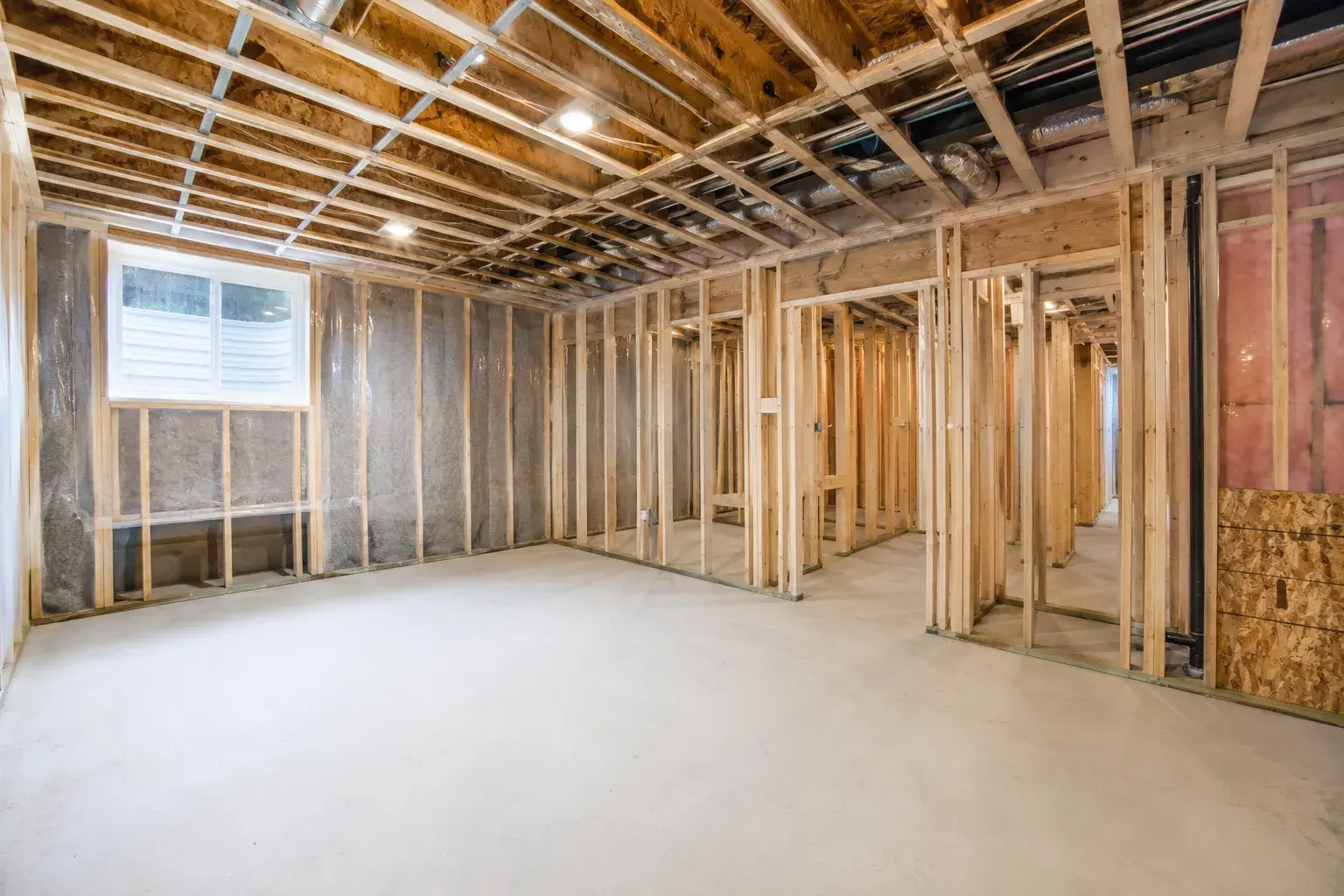 Second Suite and In-Law Suite Framing, framed on site by Timberr Framing