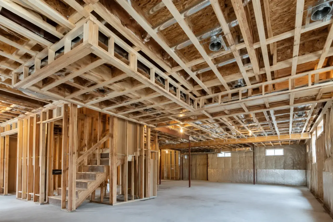 Soffit and Bulkhead Framing by Timberr Framing