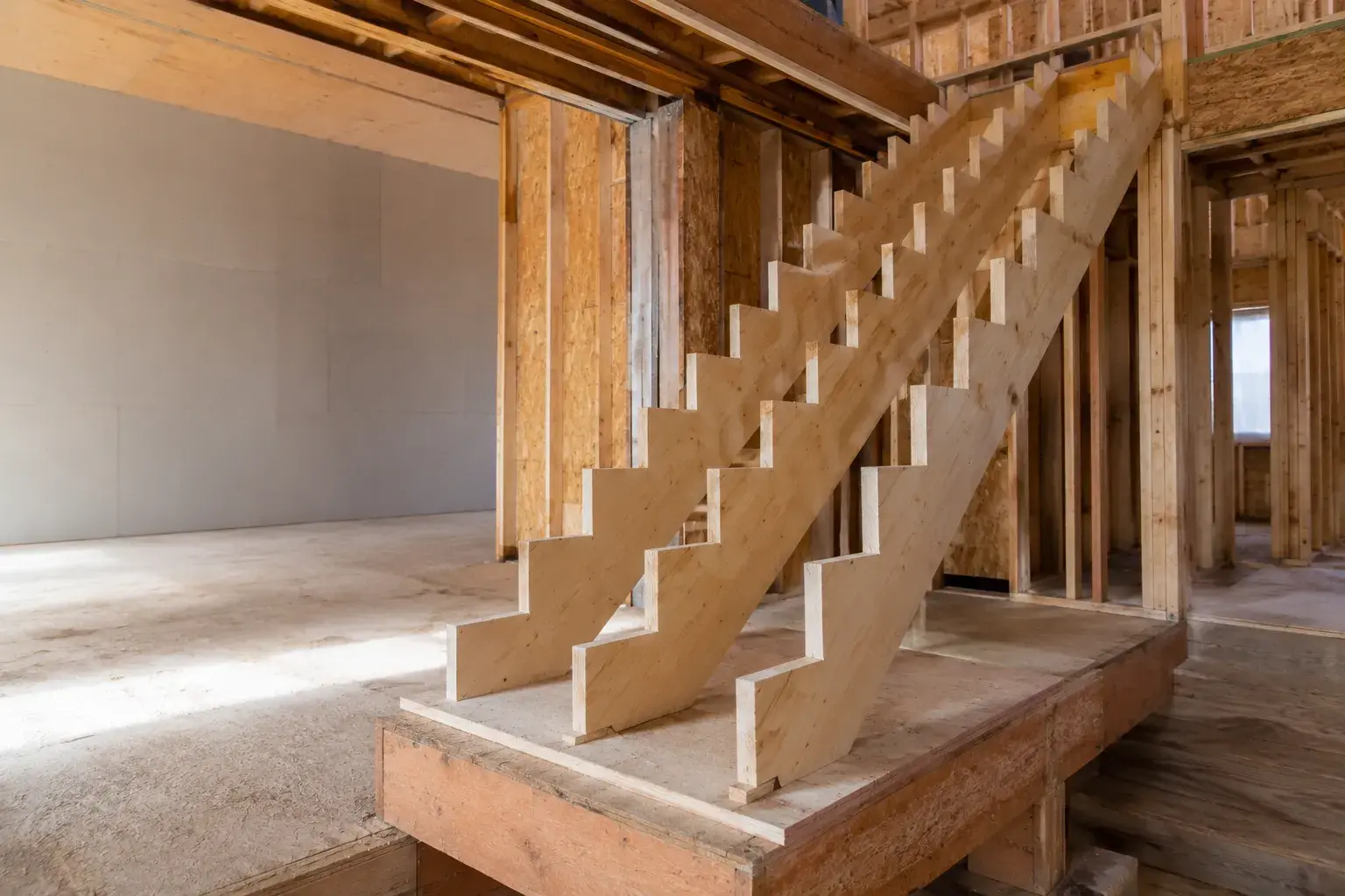 Stair Framing, framed on site by Timberr Framing