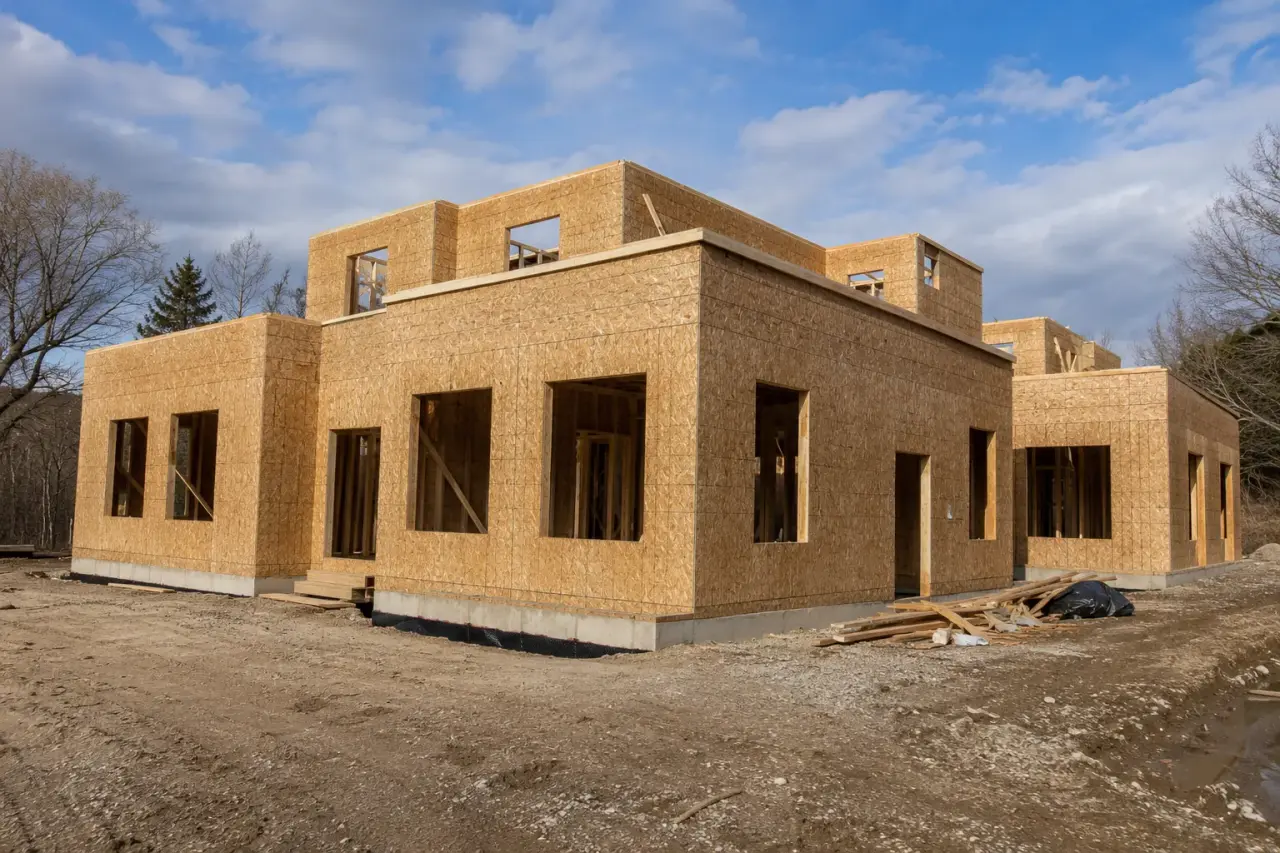 Subfloor and Sheathing by Timberr Framing