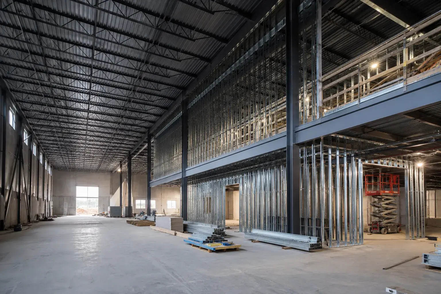 Warehouse Framing, framed on site by Timberr Framing